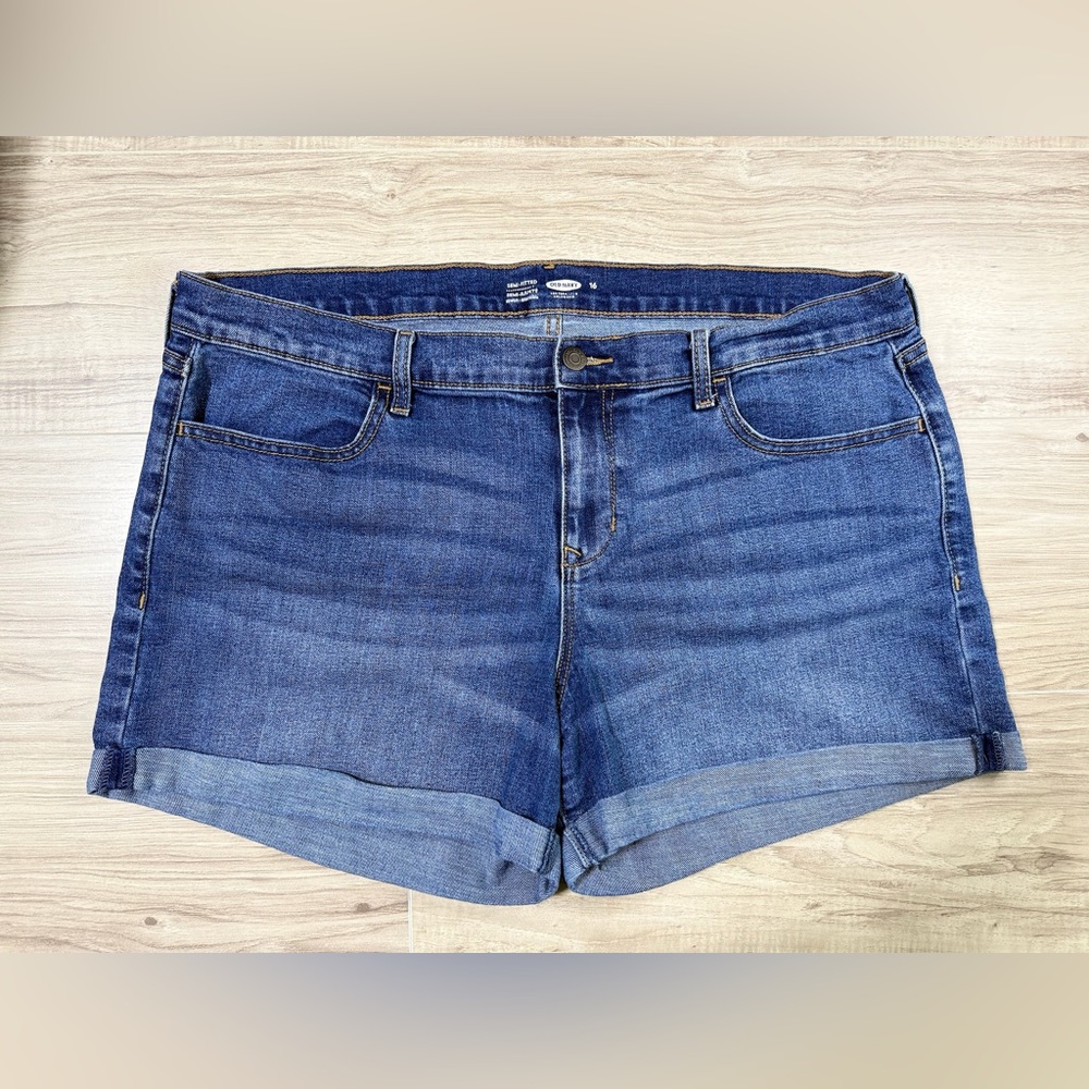 Old Navy Dark Blue Jean Shorts